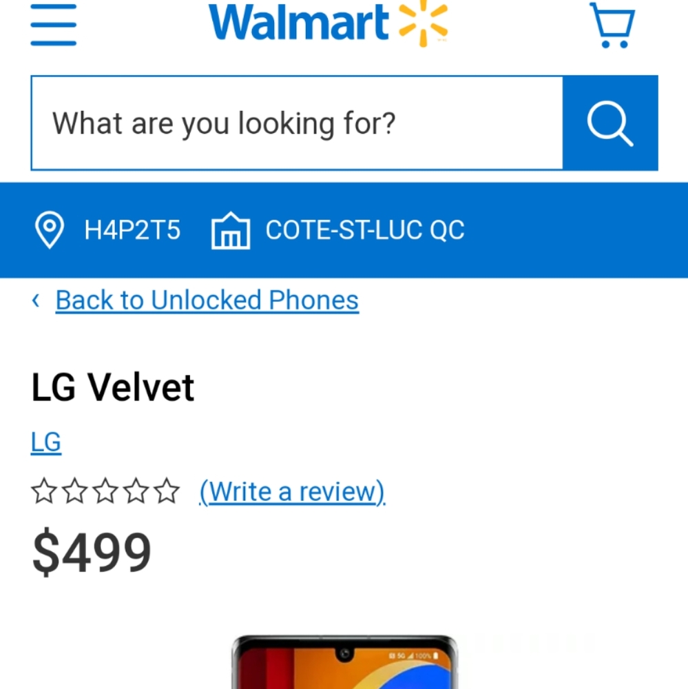 LG velvet 5G 128gb